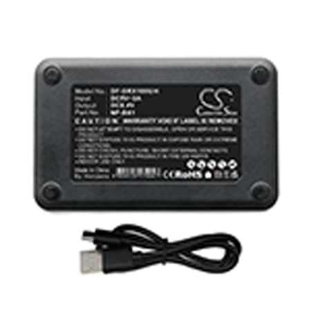 Camera Battery, Replacement For Sony, Bc-Csxb Charger